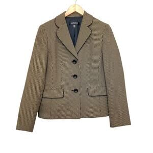 Kasper Black and Tan Blazer